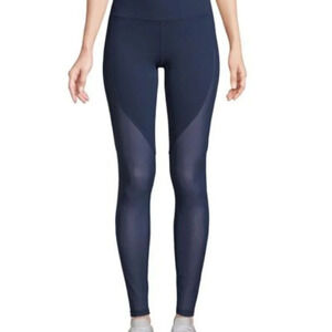 Alo Yoga Blue Mesh Panel Leggings XS